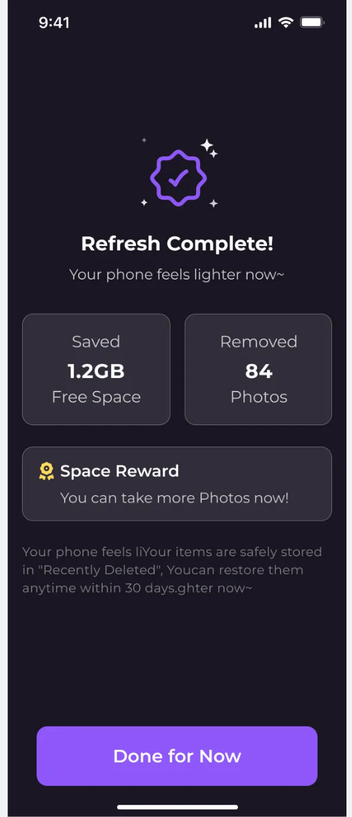 Refresh your iphone